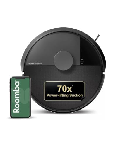 iRobot Roomba 105X Robot Vacuum, Smart LiDAR Mapping, 70X Power‑Lifting Suction, Custom Room Cleaning, App & Voice Control, Auto Recharge, Great for Homes with Pets & Kids