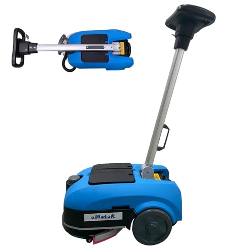Emotor Commercial Walk Behind Floor Scrubber Machine Portable Tile Cleaning
