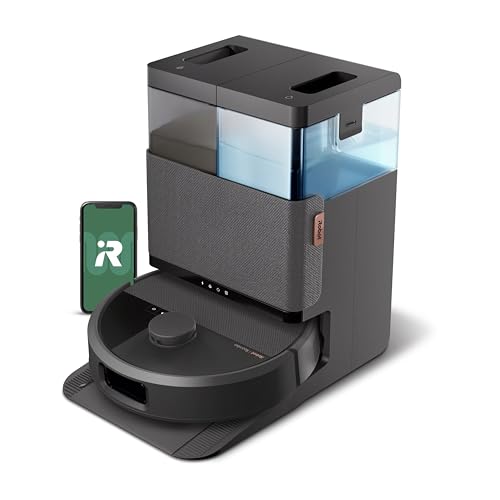 iRobot Roomba 505X Robot Vacuum & Mop Combo, 70x More Suction, Multifunction Dock, 75 Day AutoEmpty, Self-Cleaning & Hot Dry, Lifting Spinning Mop Pads, AI Smart Obstacle Avoidance, Ideal for Pet Hair