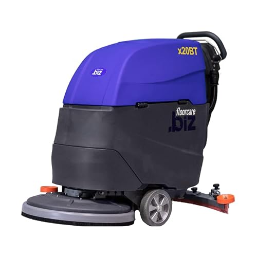 USA-CLEAN X20BT Traction Driven Auto Scrubber Machine Walk Behind - 20 inches (500mm) Cleaning Path - Two 12V AGM batteries - Rugged Brush - User-Friendly - Commercial Floor Cleaning Machines