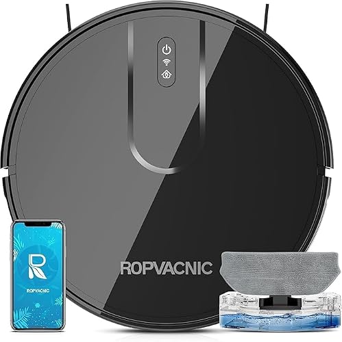 ROPVACNIC Robot Vacuum Cleaner Robot Vacuum and Mop Combo with 5200Pa — Build quality and design details up close