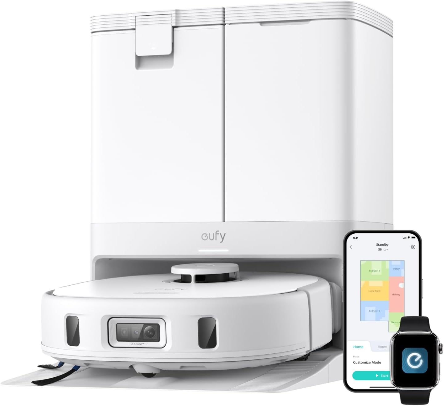 eufy X10 Pro Omni (alt color), Dual Mops, Auto-Lift, Carpet