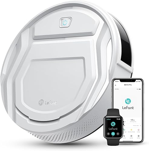 Lefant M210 Pro Robot Vacuum with 2200 Pa Powerful Suction, 6 Cleaning — Build quality and design details up close
