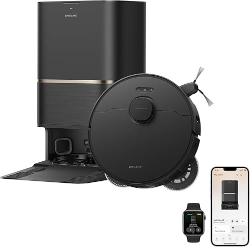 DREAME L60 Ultra FE Robot Vacuum and Mop, Auto-Empty and 100℃ Self-Cle — Build quality and design details up close