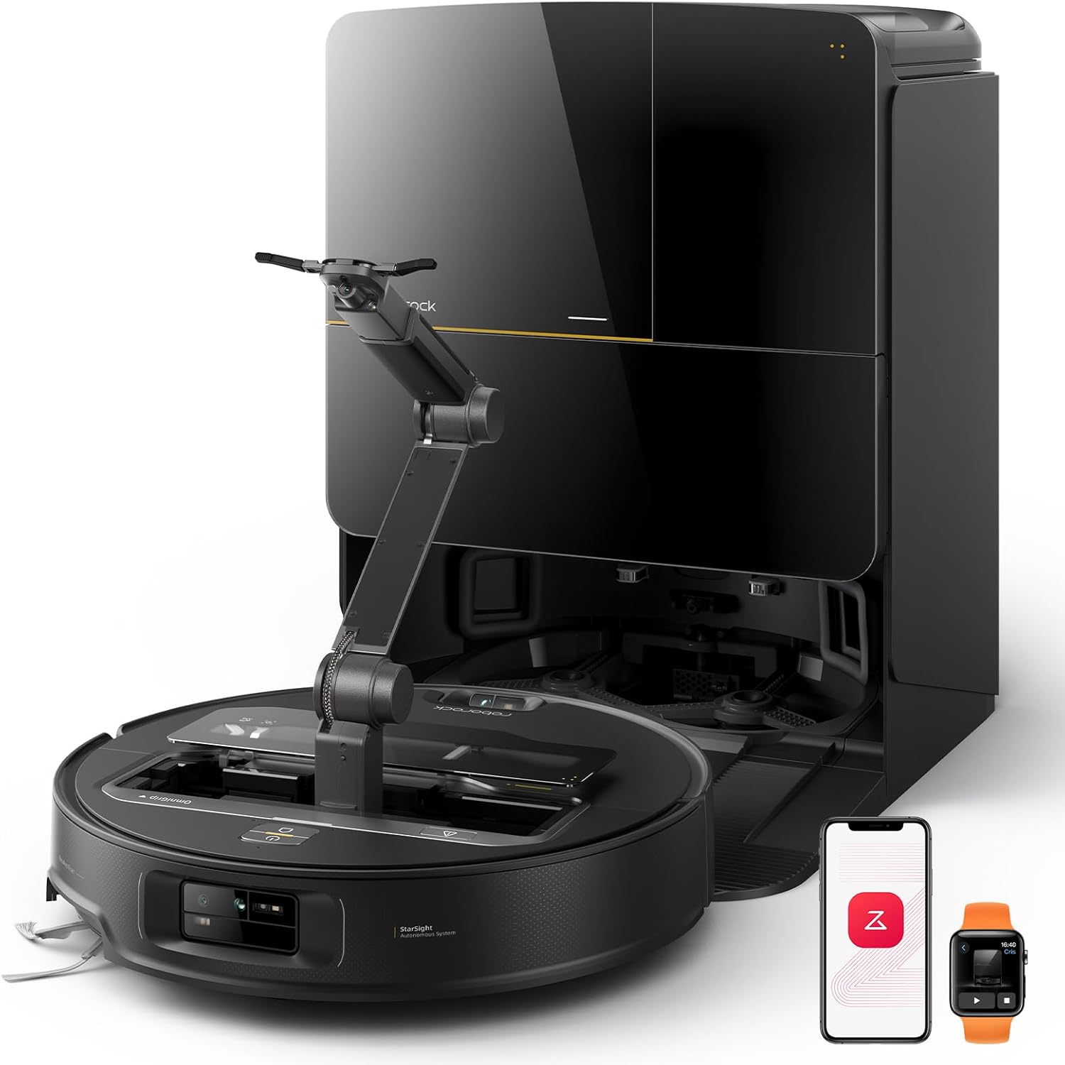 roborock Saros Z70, OmniGrip Arm, AI-Powered, 22000Pa, Slim