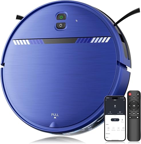 MANVN Robot Vacuum and Mop Combo for Pet Hair, Ultra-Slim 2.87