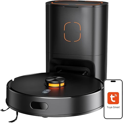 WSUANE Robot Vacuum and Mop Combo, 90-Day Self-Emptying, 10,000 Pa Suc — Our recommended configuration for best results