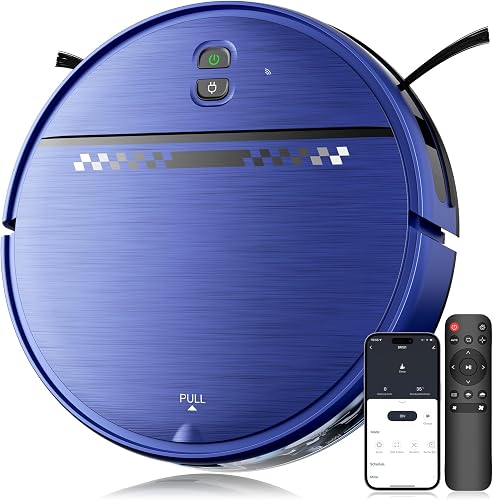 MANVN Robot Vacuum and Mop Combo for Pet Hair, Robotic Vacuum for Hard — Build quality and design details up close