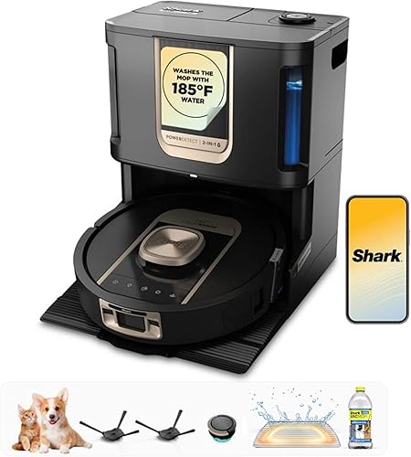 Shark Robot Vacuum & Mop Combo, PowerDetect ThermaCharged NeverTouch P — Our recommended configuration for best results