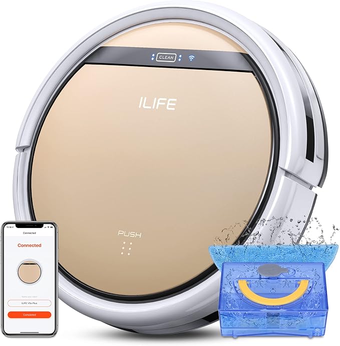 ILIFE V5s Plus Robot Vacuum and Mop Combo with Wi-Fi/App/Alexa, Automa — Side-by-side comparison of top picks in this category