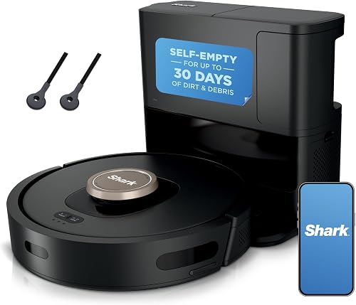 Shark AV2501AE AI Robot Vacuum with XL HEPA Self-Empty Base, Bagless, — Build quality and design details up close